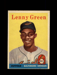 1958 LENNY GREEN TOPPS #471 ORIOLES *R4852
