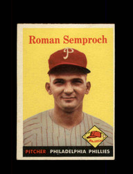 1958 ROMAN SEMPROCH TOPPS #474 PHILLIES *R3786