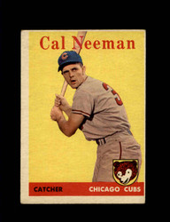 1958 CAL NEEMAN TOPPS #33 CUBS *R3143
