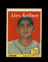 1958 ALEX KELLNER TOPPS #3 A'S *R3345