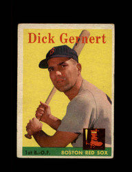 1958 DICK GERNERT TOPPS #38 RED SOX *R3357