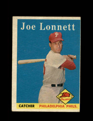 1958 JOE LONNETT TOPPS #64 PHILLIES *R3359
