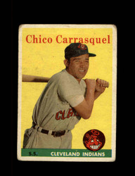 1958 CHICO CARRASQUEL TOPPS #55 INDIANS *R3577
