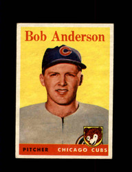 1958 BOB ANDERSON TOPPS #209 CUBS *R2114