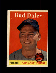 1958 BUD DALEY TOPPS #222 INDIANS *R1773