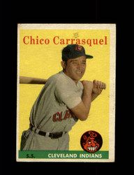 1958 CHICO CARRASQUEL TOPPS #55 INDIANS *8860