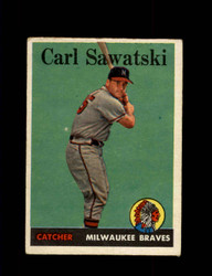 1958 CARL SAWATSKI TOPPS #234 BRAVES *9474