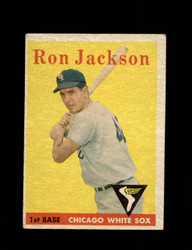1958 RON JACKSON TOPPS #26 WHITE SOX *9484