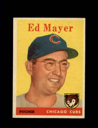 1958 ED MAYER TOPPS #461 CUBS *7785