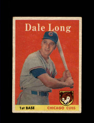 1958 DALE LONG TOPPS #7 CUBS *9638