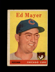 1958 ED MAYER TOPPS #461 CUBS *8028