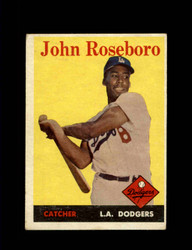 1958 JOHN ROSEBORO TOPPS #42 DODGERS *8190