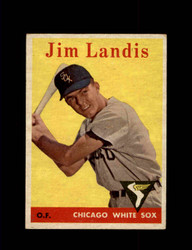1958 JIM LANDIS TOPPS #108 WHITE SOX *7007
