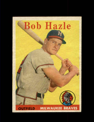 1958 BOB HAZLE TOPPS #83 BRAVES *7126