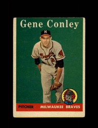 1958 GENE CONLEY TOPPS #431 BRAVES *7564