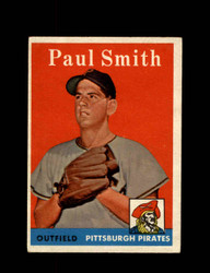 1958 PAUL SMITH TOPPS #269 PIRATES *7697