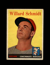 1958 WILLARD SCHMIDT TOPPS #214 REDLEGS *7699