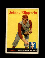 1958 JOHNNY KLIPPSTEIN TOPPS #242 REDLEGS *7565