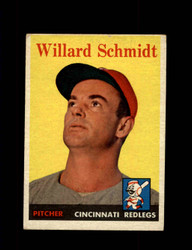 1958 WILLARD SCHMIDT TOPPS #214 REDLEGS *7607