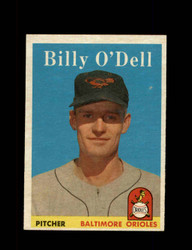 1958 BILLY O'DELL TOPPS #84 ORIOLES *2213