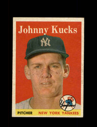 1958 JOHNNY KUCKS TOPPS #87 YANKEES *2254