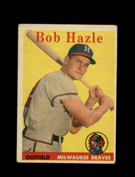 1958 BOB HAZLE TOPPS #83 BRAVES *2295