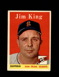 1958 JIM KING TOPPS #332 GIANTS *2460