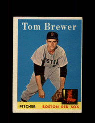 1958 TOM BREWER TOPPS #220 RED SOX *2860