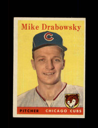 1958 MIKE DRABOWSKY TOPPS #135 CUBS *2953