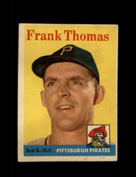 1958 FRANK THOMAS TOPPS #409 PIRATES *4593