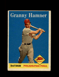 1958 GRANNY HAMNER TOPPS #268 PHILLIES *4895