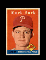 1958 MACK BURK TOPPS #278 PHILLIES *4901