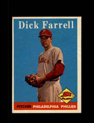 1958 DICK FARRELL TOPPS #76 PHILLIES *4939