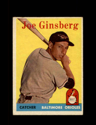 1958 JOE GINSBERG TOPPS #67 ORIOLES *4972