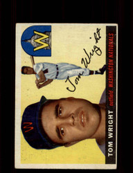 1955 TOM WRIGHT TOPPS #141 NATIONALS *5198