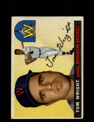 1955 TOM WRIGHT TOPPS #141 NATIONALS *3520