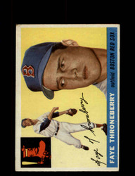 1955 FAYE THRONEBERRY TOPPS #163 RED SOX *R4919