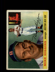 1955 MIKE HIGGINS TOPPS #150 RED SOX *G5609