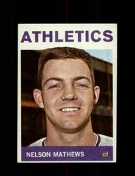 1964 NELSON MATHEWS TOPPS #366 ATHLETICS *G5666