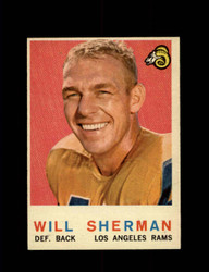 1959 WILL SHERMAN TOPPS #127 RAMS *G5709