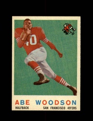 1959 ABE WOODSON TOPPS #102 49'ERS *G5716