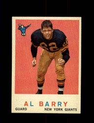 1959 AL BARRY TOPPS #138 GIANTS *G5724