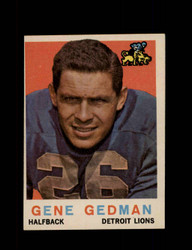 1959 GENE GEDMAN TOPPS #35 LIONS *G5738