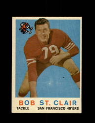1959 BOB ST. CLAIR TOPPS #58 49'ERS *G5741