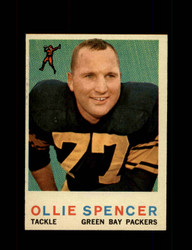 1959 OLLIE SPENCER TOPPS #129 PACKERS *G5751