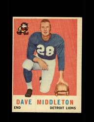 1959 DAVE MIDDLETON TOPPS #113 LIONS *G5753