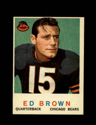 1959 ED BROWN TOPPS #137 BEARS *G5769