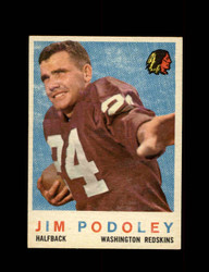 1959 JIM PODOLEY TOPPS #165 REDSKINS *G5770