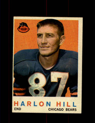1959 HARLON HILL TOPPS #167 BEARS *G5775