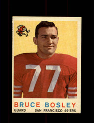 1959 BRUCE BOSLEY TOPPS #166 49'ERS *G5777